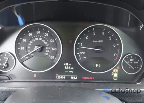 2014 BMW 328I z USA, uszkodzony, nr VIN WBA3A5C56EF605379